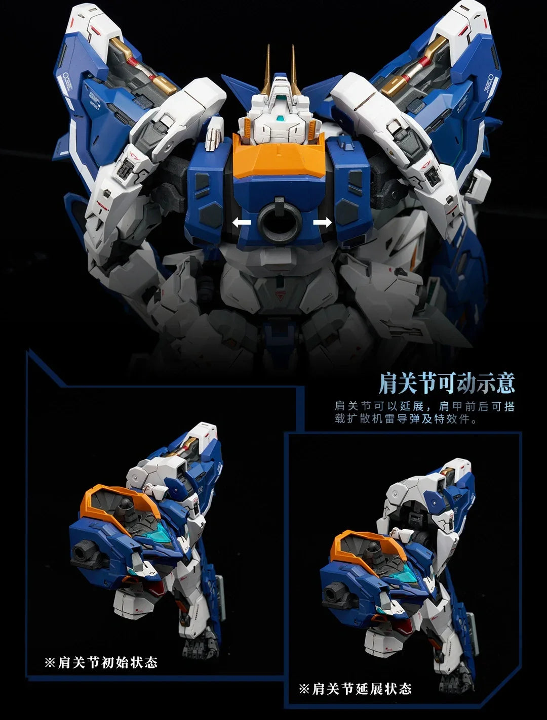 1/72 Crystal Envoy No.02 Mecha Wolf Warrior Mega Series Action Figure High Detail  Figurine Desktop Decor Assembly Model Boy Toy