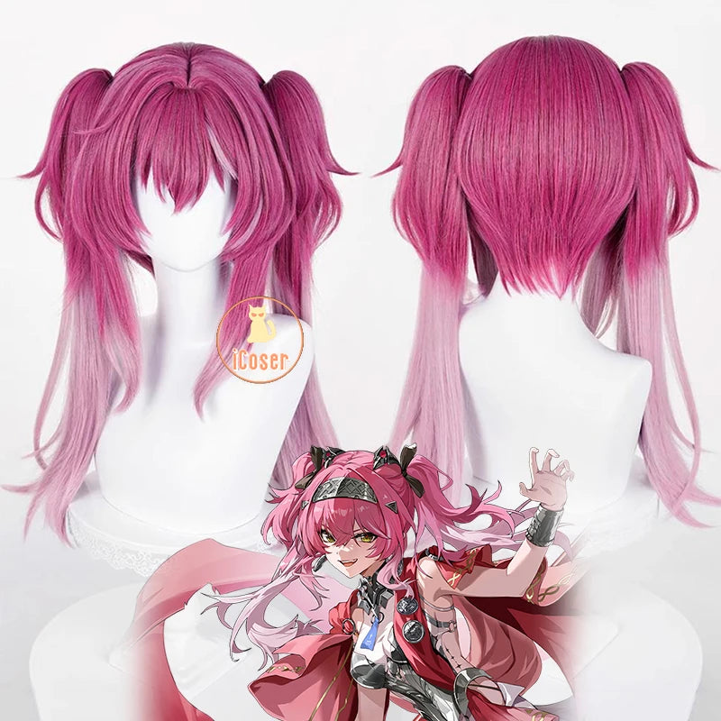 Wuthering Waves Lupa Cosplay Costume Wig Bodysuit Cloak Earrings Tail Headwear Leggings Halloween Party for Women Girls iCoser