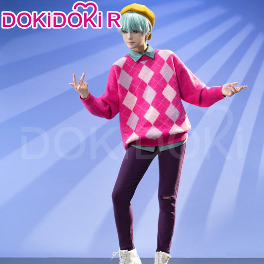 【Last Batch】IN STOCK Babyy Mysteryy Cosplay【S-2XL】DokiDoki-R Soda Pop Men Sweater Babyy Mysteryy Abbyy Costume Plus Size