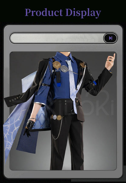 IN STOCK Hugo Cosplay Costume Game Zenless Zone Zero DokiDoki-R ZZZ Men Hugo Vlad Ravenlock Cosplay Hat Halloween