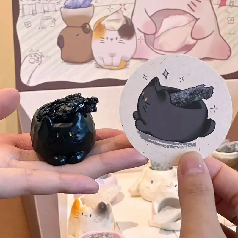 Creative Animal PAL Crystal Blind Box Cute Desktop Decoration Resin Craftwork Wholesale New Model Display Piece Toy & Hobbies