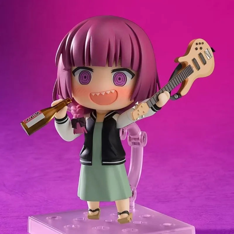 Q-version Girl Anime BOCCHI THE ROCK Gotoh Hitori Figurine Yamada Ryo Action Figures Cute Dinosaur PVC Collection Model Toy Gift