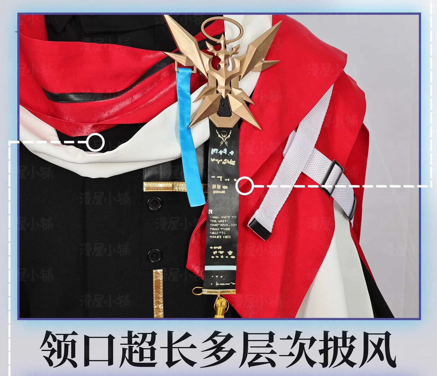 Arknights Executor The Ex Foedere Cosplay Costume Wig Game Uniform Cloak Federico Giallo Halloween Party for Women Men iCoser