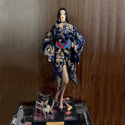 One Piece Anime Figure Uta Kimono Empress Boa Hancock High Quality Model Boutique Large Decorative Desktop Scene Collection Toys