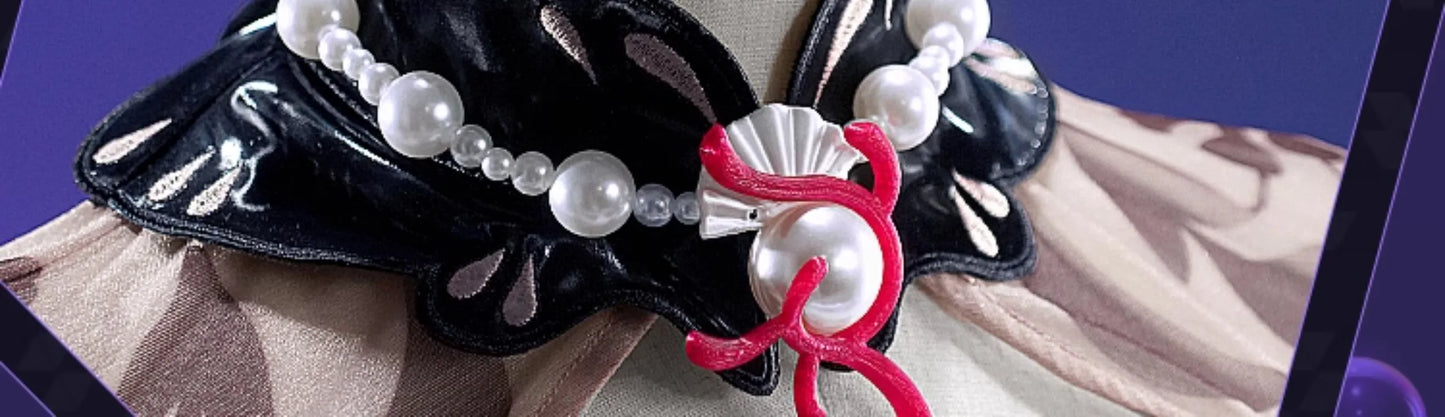 Honkai Star Rail Hysilens Cosplay Costume Wig Dress Headwear Uniform Outfit Halloween Party for Women Girls Carnival Prop iCoser