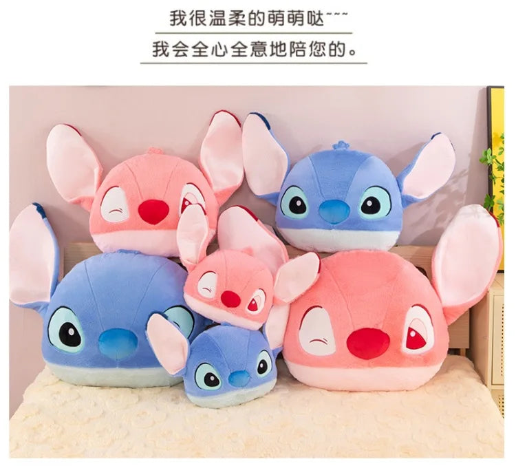 35/50/65cm Big Size Lilo & Stitch Anime Plush Stuffed Doll Kawaii Room Decoration Plushies Pillow Ornament Children Holiday Gift