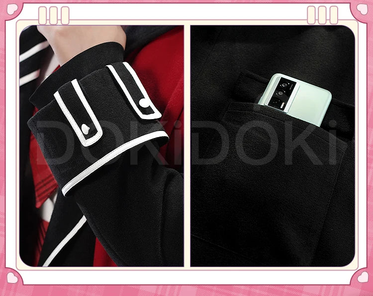 Hinamori Amu Cosplay Costume Anime Shugo Chara! Cosplay DokiDoki-SR Women Cute School Uniform JK Hinamori Amu Cosplay