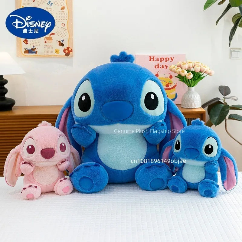 30/40/60cm Big Size Stitch Disney Anime Plush Stuffed Doll Kawaii Room Decoration Plushies Pillow Ornaments Holiday Gifts