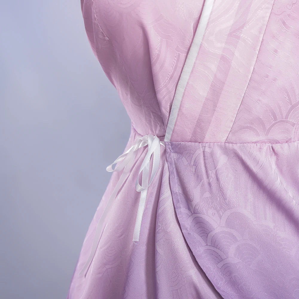 iCoser Genshin Impact Yumemizuki Mizuki Cosplay Costume Wig Dress Headwear Tail Natlan Halloween Party for Women Girls Cos Props