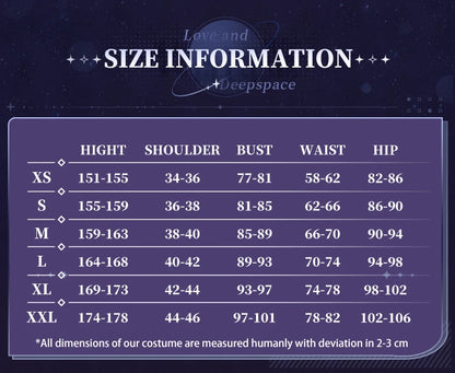 Abyss Lord Heroine Cosplay Costume Game Love and Deepspace【XS-2XL】DokiDoki-R Women Red Dress Halloween Qinche Sylus Plus Size