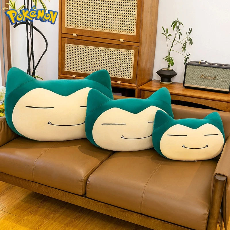 55/65/80CM Big Size Pokemon Snorlax‌ Plushies Kabigon Kawaii Cartoon Anime Plush Bolster Comfortable Soft Doll Children Gift