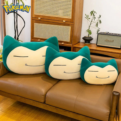 55/65/80CM Big Size Pokemon Snorlax‌ Plushies Kabigon Kawaii Cartoon Anime Plush Bolster Comfortable Soft Doll Children Gift