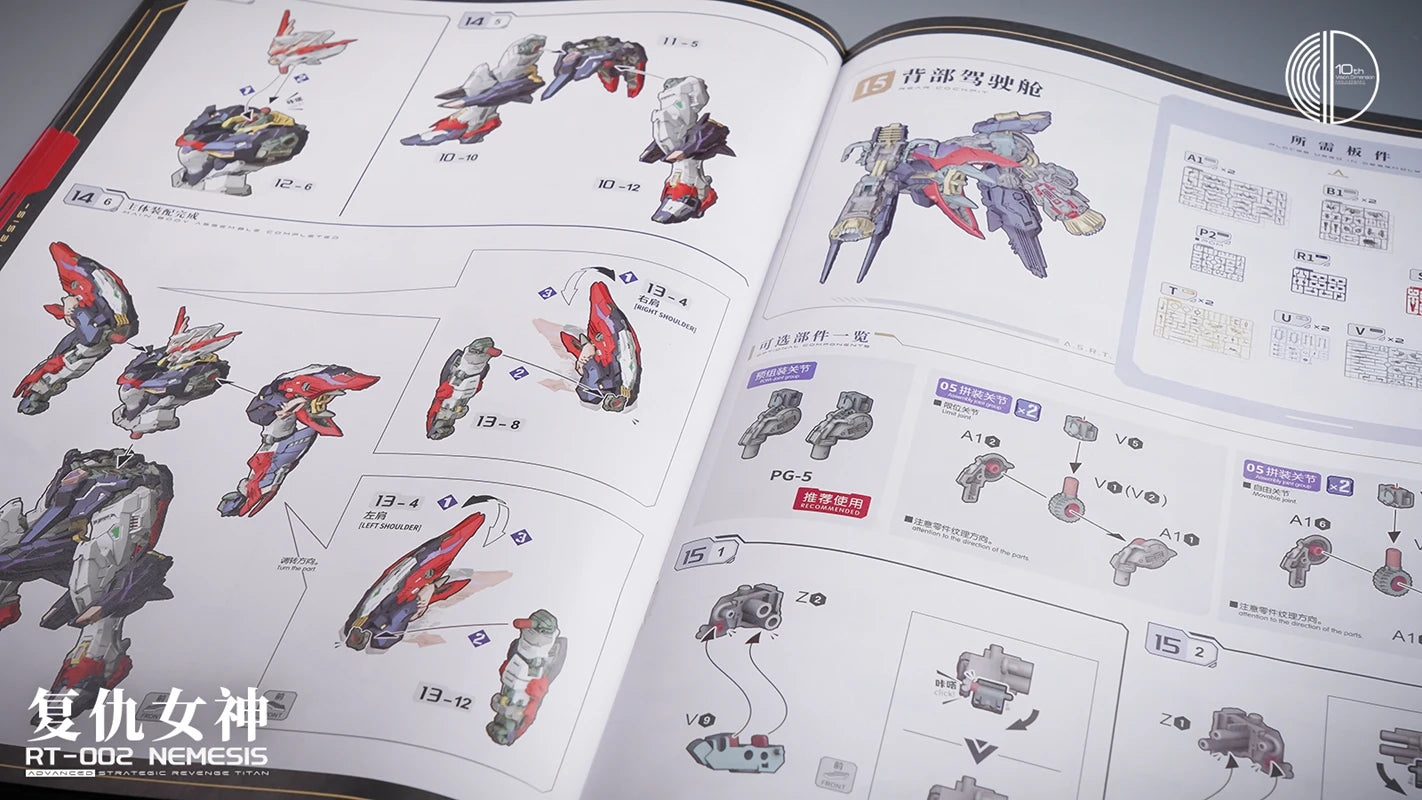 In Stock NEMESIS Infinite Dimension 1/100 Strategic Revenge Titan Action Figure RT-002 Scale Assembly Model Toys Gift