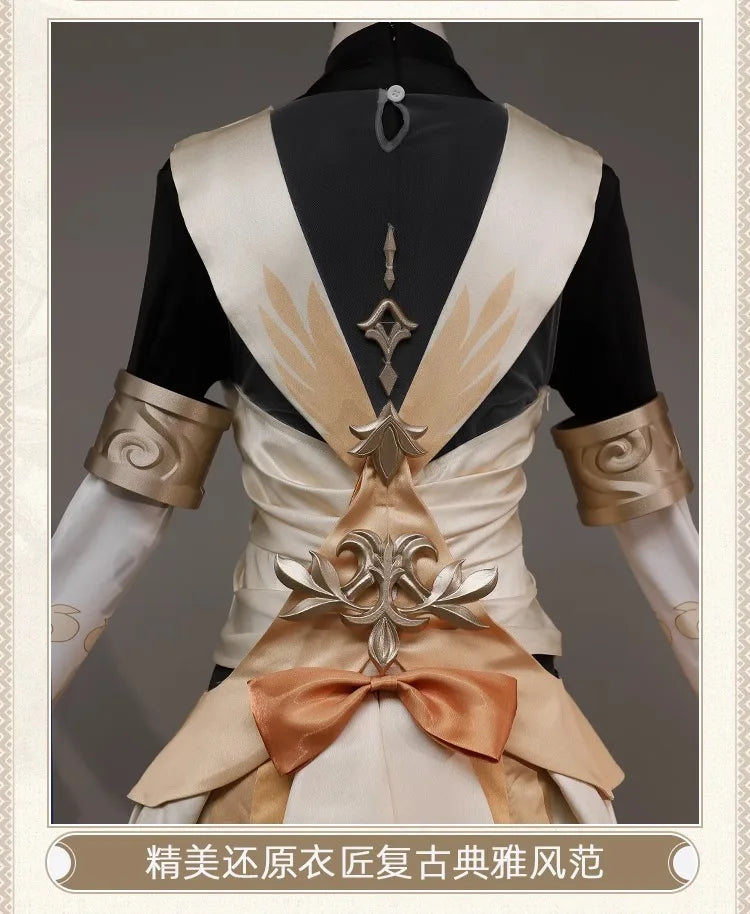 Honkai Star Rail Aglaea Memosprite Cosplay Costume Tailor Dress Summon Amphoreus The Goldweaver Halloween Party for Women Props