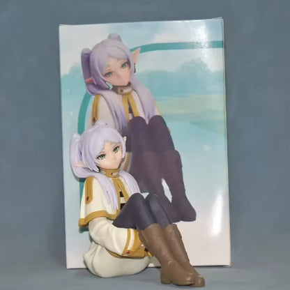 11CM Anime Sousou no Frieren Frieren Noodle Stopper Figure Desktop Decorate Anime Model Toy Gift Aciton Figure PVC Toys