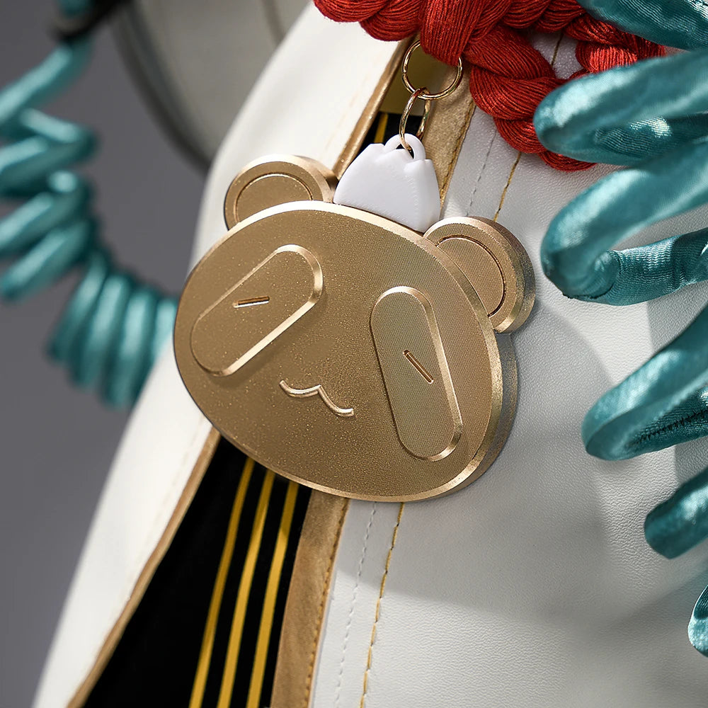 Zenless Zone Zero Dialyn Cosplay Costume Wig Uniform Earrings Headwear Krampus Compliance Authority Halloween Party for Women