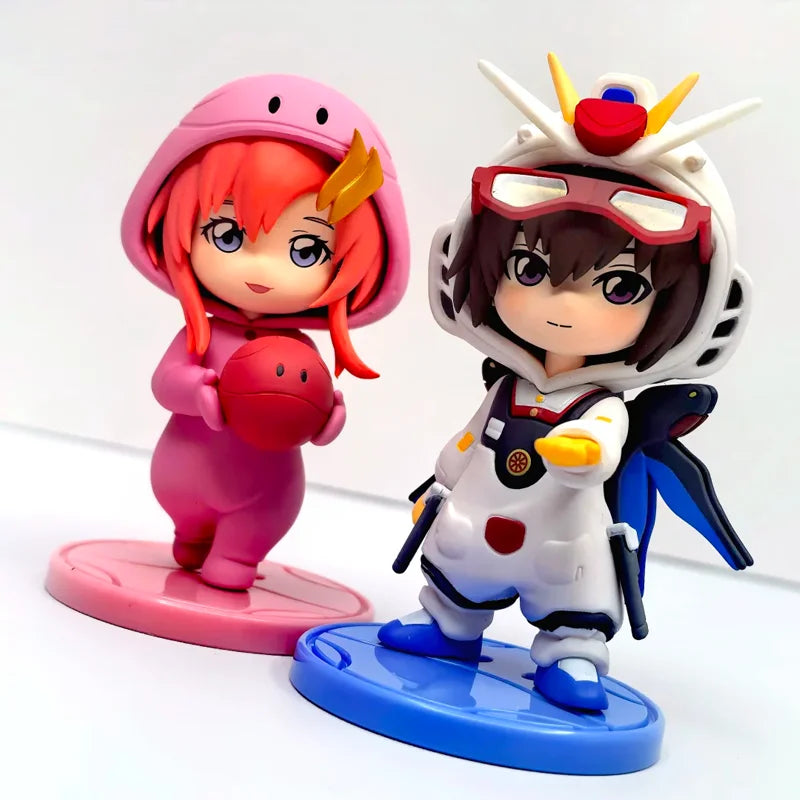 Original Bandai Pajamars Series Mobile Suit Gundam Seed Destiny Blind Box Athrun Zala Toy Cagalli Yula Athha Mystery Box Model