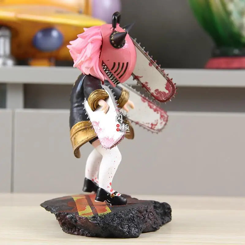Devil Hunter Anya Forger Cos Chainsaw Man Animal Figure Peripheral Models Figurines Gk Desktop Ornaments Surprise Holiday Gifts
