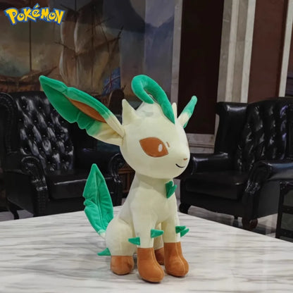 50CM Pokemon Plushies Leafeon Cartoon Anime Stuffed Pocket Monster Kawaii Ornament Comfortable Soft Doll Children's Toys Gift
