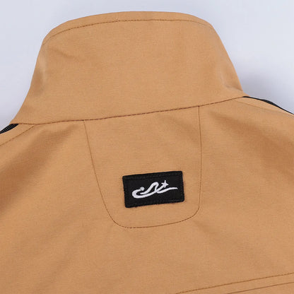 Love and Deepspace Caleb Cosplay Costume Wig Brown Flying Jacket Supersonic Uniforms Halloween Party for Women Men Outfit Props