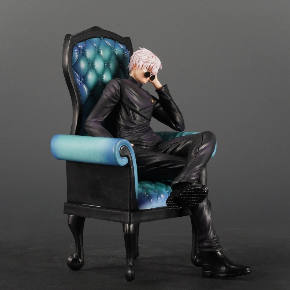 24cm Anime Jujutsu Kaisen PVC Action Figure Geto Suguru Gojo Satoru Statue Model Toy Gift