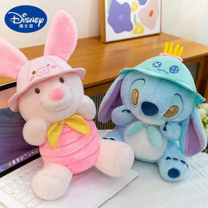 30/40/50cm Big Size Disney Stitch Anime Plush Stuffed Doll Kawaii PigletPlushies Room Decoration Children's Pillow Holiday Gifts