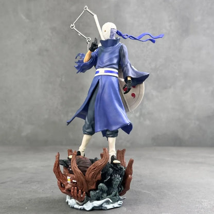 New Naruto Anime Figures Uchiha Obito Standing Posture Double Headed Sculpture Action Doll Pvc Model Statue Ornament Toys Gifts
