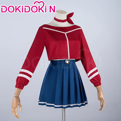 IN STOCK Mita Cosplay Costume Game MiSide【XS-3XL】DokiDoki-N Women Uniform Dress Mita Cosplay Hat Gloves Plus Size