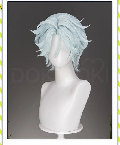 IN STOCK Dahlia Ifa Wig Game Genshin Impact DokiDoki Men Pink Hair Mondstadt Ifa Cosplay Dahlia Book Prop Free Wig Cap