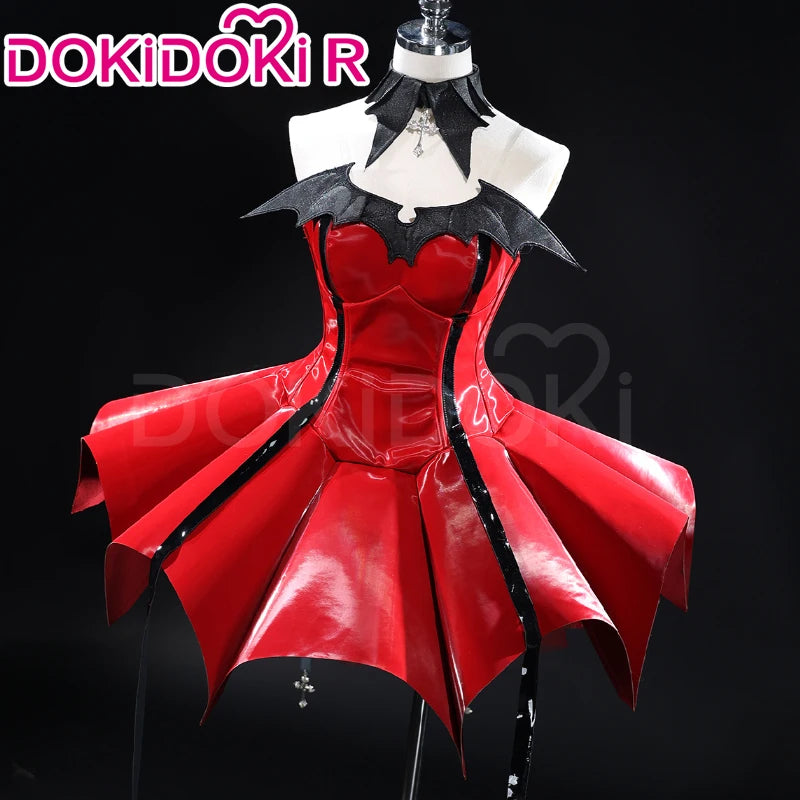 Tsukiyomi Utau Cosplay Costume Anime Shugo Chara Cosplay DokiDoki-R Women Cute Red Dress Tsukiyomi Utau Devil Cosplay Christmas