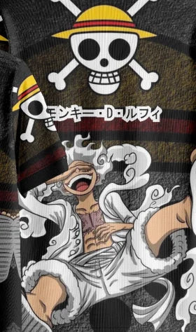 Summer Fashion Vintage Retro T-shirt Series Anime One Piece Luffy Anime Y2k Korean Style Kpop Baseball Hockey Unisex Tops Tees