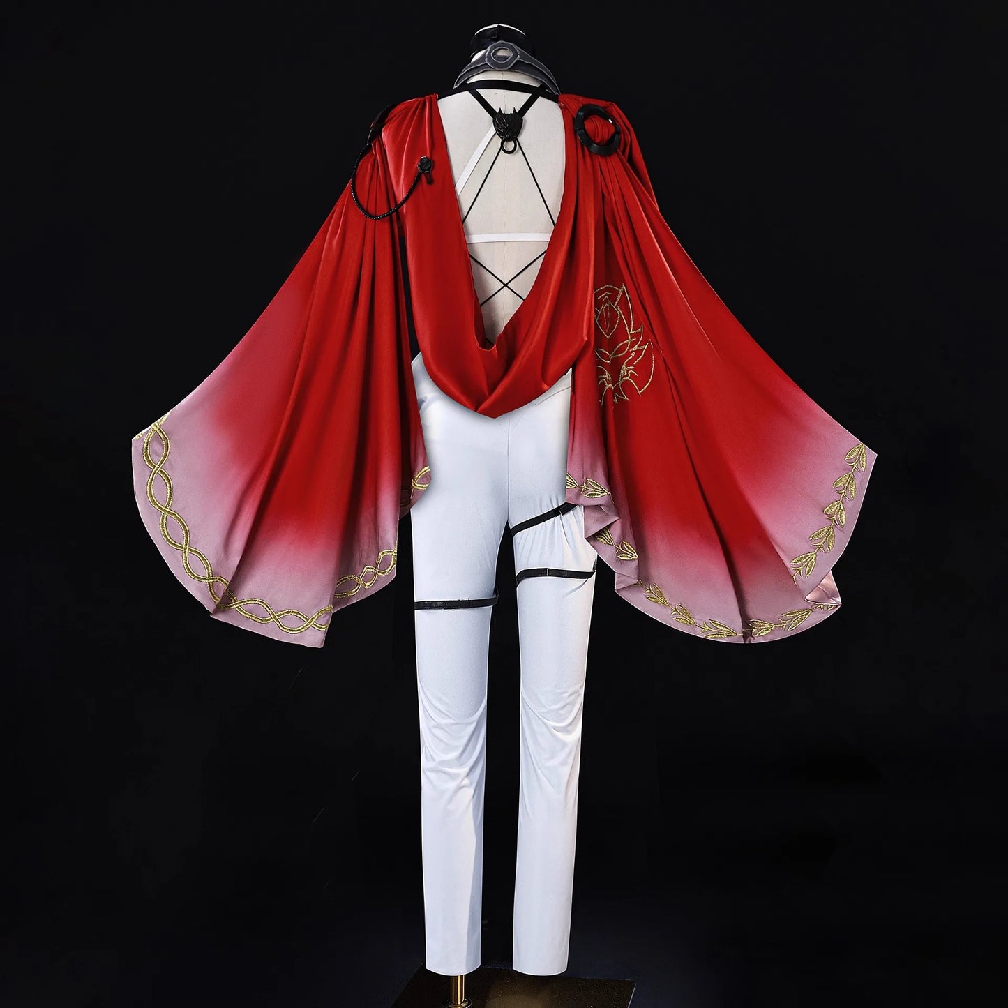 Wuthering Waves Lupa Cosplay Costume Wig Bodysuit Earrings Tail Headwear Halloween Party for Women Girls Carnival Props iCoser