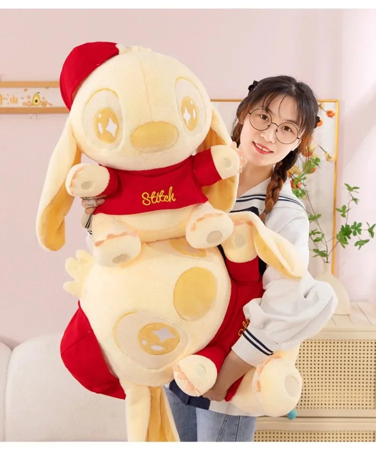 35/60CM Disney Lilo & Stitch Doll Cartoon Plush Toy Cute Anime Soft Stuffed Kawaii Golden Stich Plushie Kids Birthday Gifts