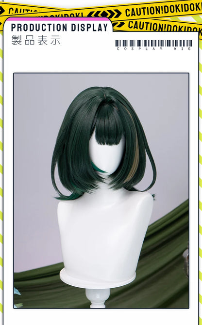 IN STOCK Ineffa Nefer Jahoda Flins Wig Game Genshin Impact DokiDoki Men Gradient Deying Hair Flins Cosplay Free Cap Halloween