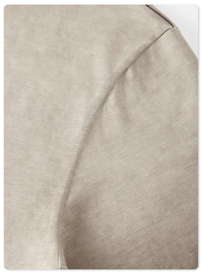 ZODF 2023 Men's Summer 255G Wash Gradient Fried Cotton T Shirt Round Neck Short Sleeve American Retro Loose T-Shirt HY0547