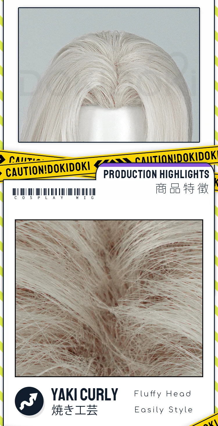 IN STOCK The Fire Keeper Ciaran Wig Game Dark Souls Cosplay Wig DokiDoki Women 80cm Long Hair Cosplay Eye Mask Free Wig Cap