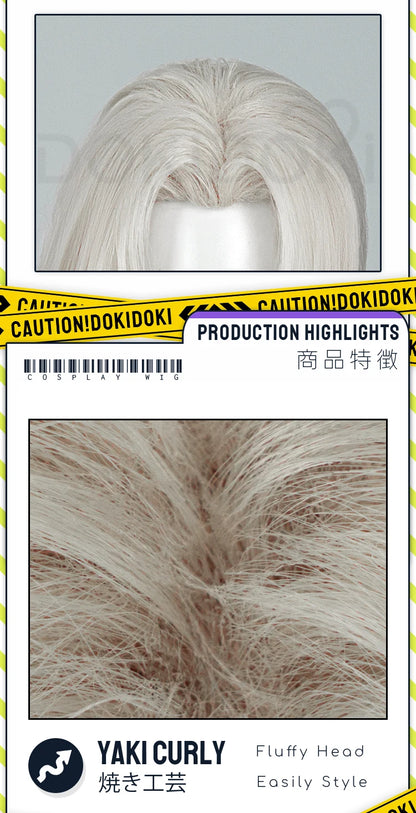 IN STOCK The Fire Keeper Ciaran Wig Game Dark Souls Cosplay Wig DokiDoki Women 80cm Long Hair Cosplay Eye Mask Free Wig Cap