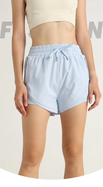 Codex Sports Women’s Lightweight High Waist Loose Yoga Shorts Quick Dry Breathable Athletic Running Outdoor