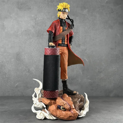 42CM Anime Naruto Uzumaki 1/6 Action Figures Cartoon Anime GK PVC Model Doll Collectible Statue Boy Toys For Collection Gift