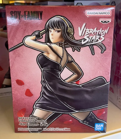 Banpresto In Stock Original Spy Family Vibration Stars Loid Forger Yor Forger Anime Action Figure Model Boxed Toys Gift Genuine