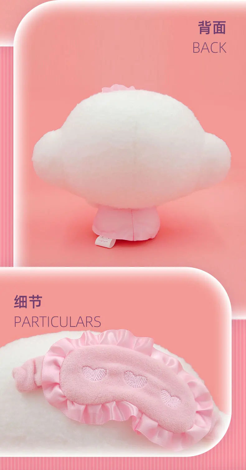 Sanrio New Kawaii Cute Cogimyun Kogimyun Plush Keychain Kids Stuffed Plush Toys Small Pendant Birthday Gifts For Children Girls