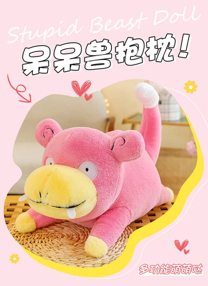 45/60/80CM Big Size Pokemon Slowpoke Plushies Cartoon Anime Plush Soft Doll Pillow Kawaii Stuffed Plushie Give Gift To Children