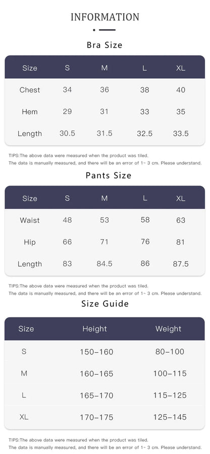 2 Piece Women’s Yoga Tracksuit Athletic Wear Pilates Fitness Suit Gym Workout Push Up Sports Bra Leggings Set