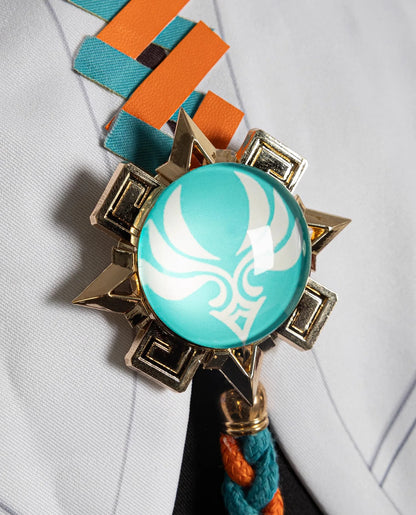 Genshin Impact Ifa Cosplay Costume Wig Uniform Hat Tlalocan Flower-Feather Clan Natlan Halloween Party for Women Men Carnival