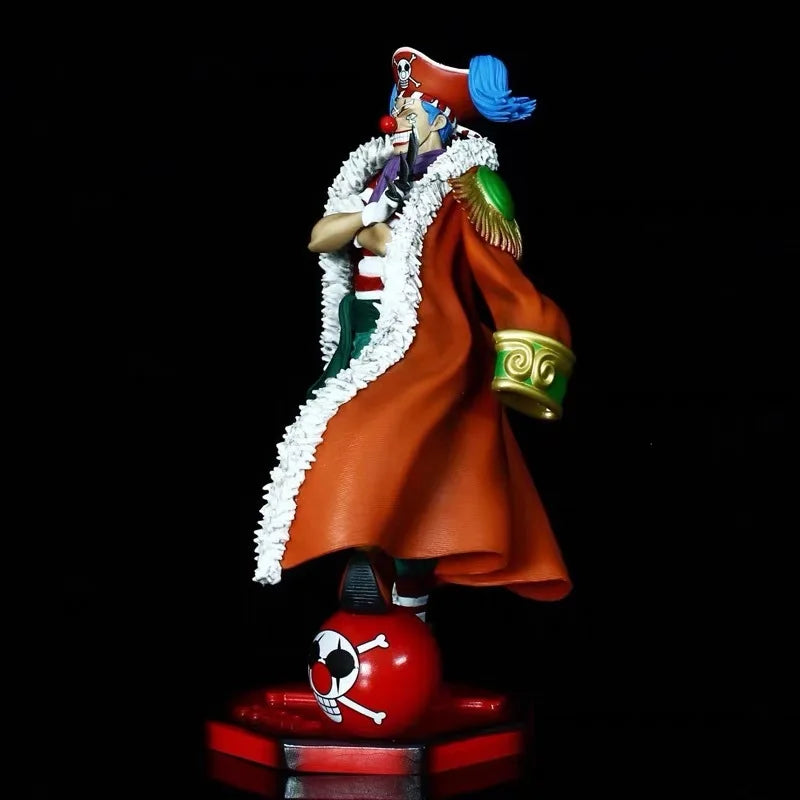 One Piece Clown Buggy Anime Figure Four Emperors Figures Pvc Gk Statue Model Collection Desktop Ornament Children Toys Gift