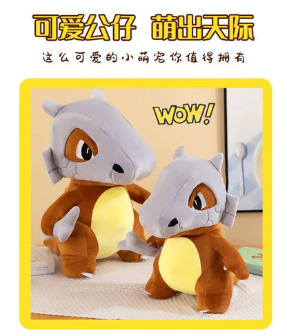 80cm Super Big Size Pokemon Cubone Anime Plush Stuffed Doll Plush Animal Comfortable Soft Doll Children Birthday Gift Anime Toy