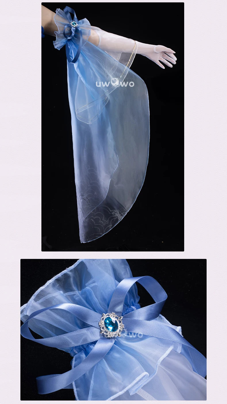 LAST BATCH UWOWO Kokomi Cosplay Game Genshin Impact Fanart Kokomi Dragon Princess Cosplay Costume Dress Halloween Costume