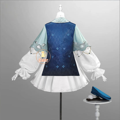 Wuthering Waves Phoebe Cosplay Costume Wig Dress Hat Headwear Game Outfit Uniform Socks Halloween Party for Women Girls Props