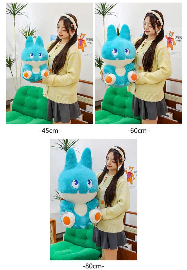 45/60/80cm Big Size Pokemon Snow Lax Anime Plush Stuffed Doll Room Decoration Plushies Kawaii Pillow Ornaments Children's Gifts