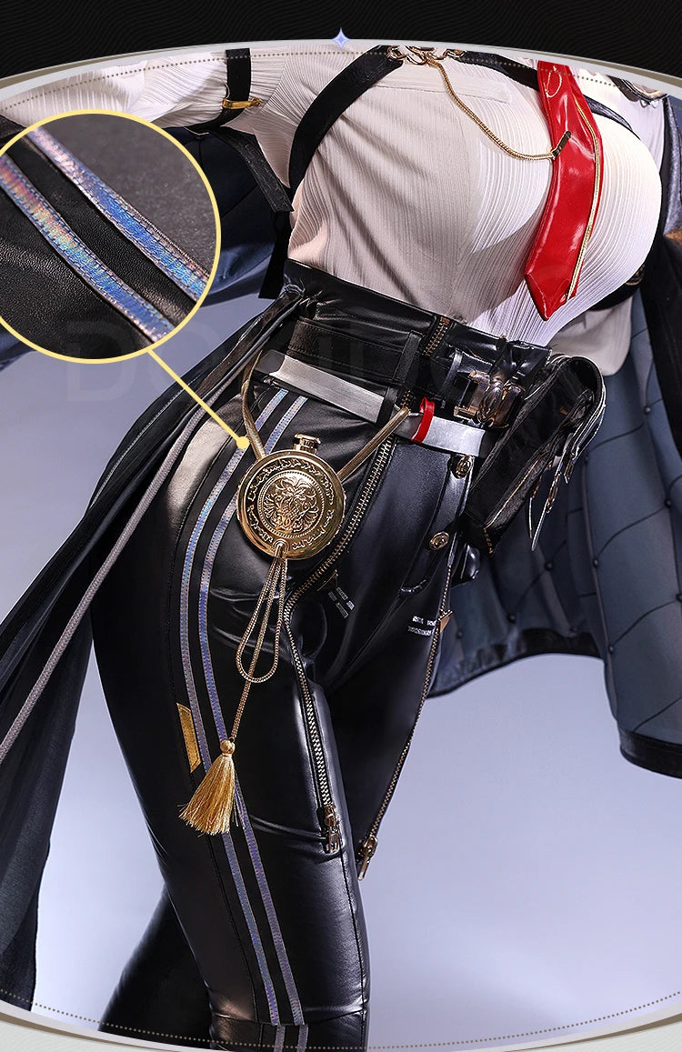 IN STOCK Zani Cosplay Costume Game Wuthering Waves DokiDoki-SR Women Costume Zani Cosplay Wig Metal Accessories Halloween